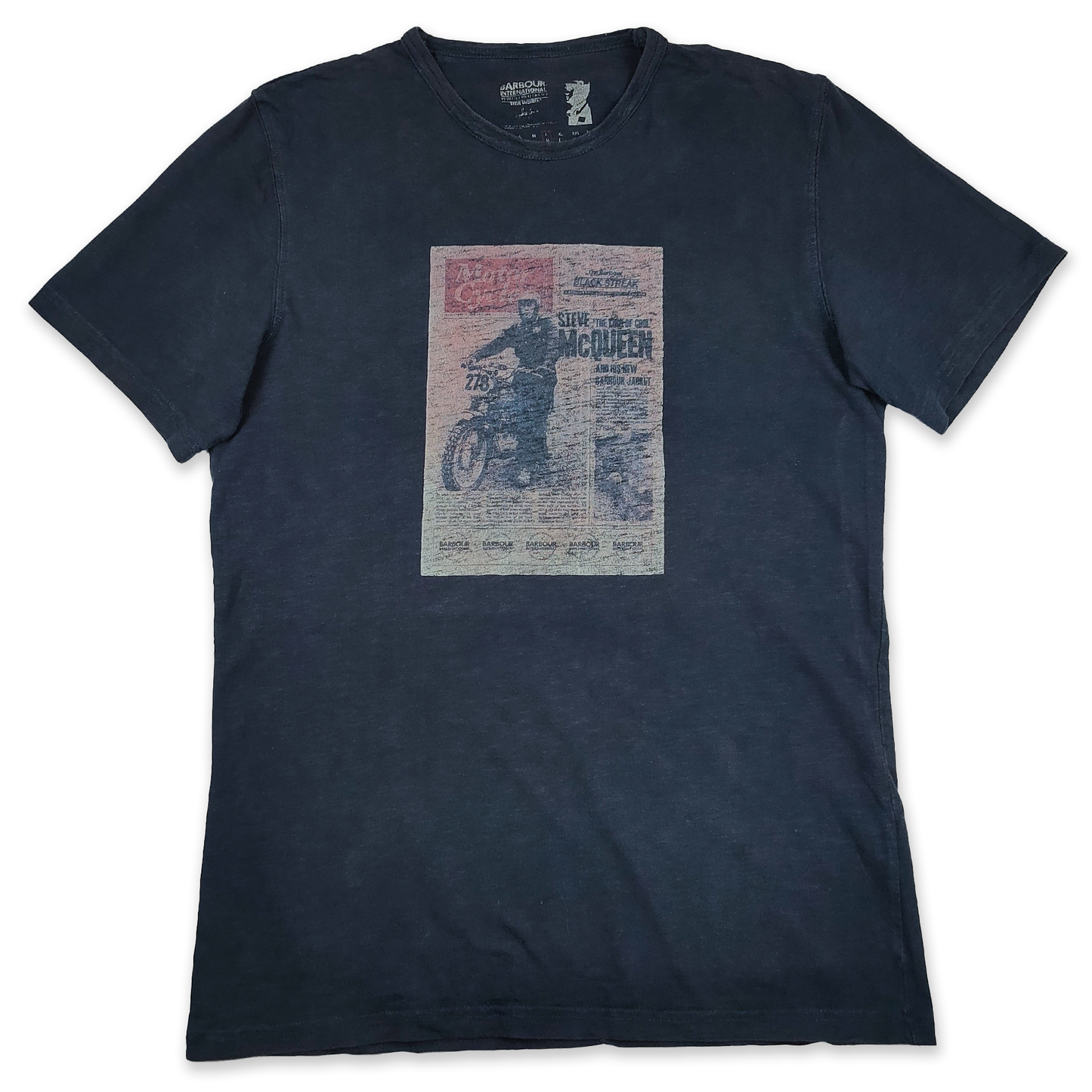 Barbour International x Steve McQuen Vintage 00s Tee