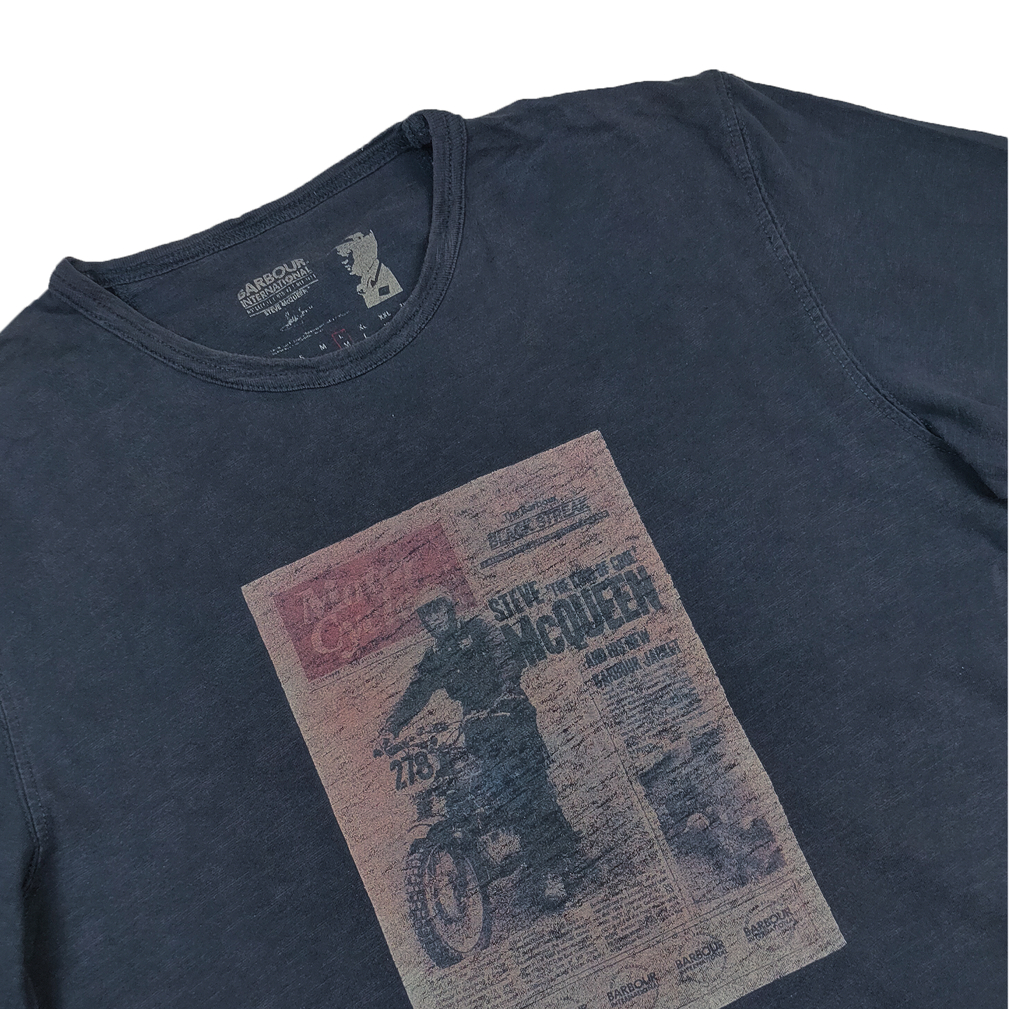 Barbour International x Steve McQuen Vintage 00s Tee