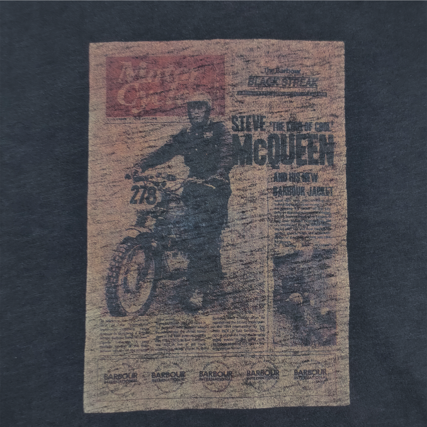 Barbour International x Steve McQuen Vintage 00s Tee