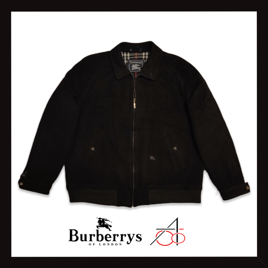 Original Vintage 80s Burberrys Woolen Coasch Jacket