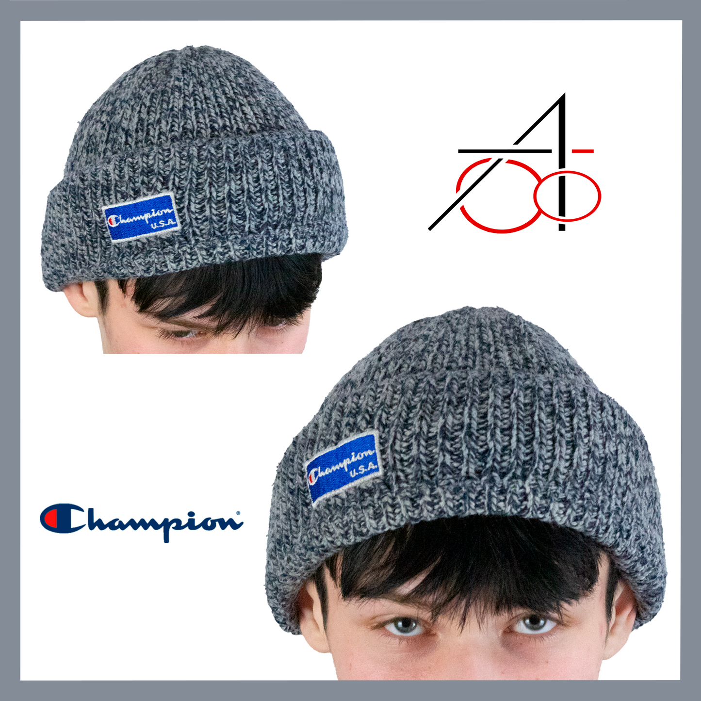 Champion Vintage 00s knitted beanie